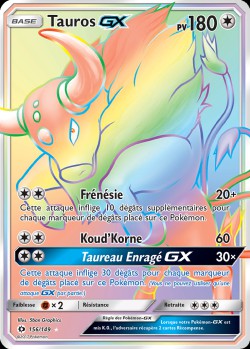 Carte Pokémon: Tauros GX