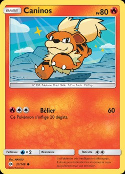 Carte Pokémon: Caninos