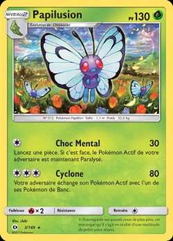 Carte Pokémon: Papilusion