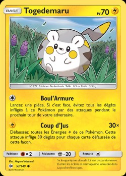 Carte Pokémon: Togedemaru