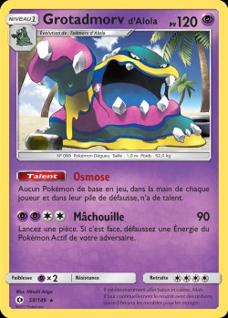 Carte Pokémon: Grotadmorv d'Alola