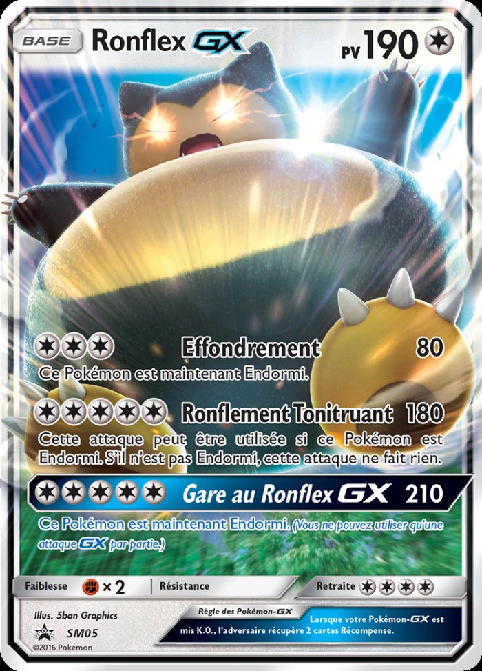 Carte Pokémon: Ronflex GX