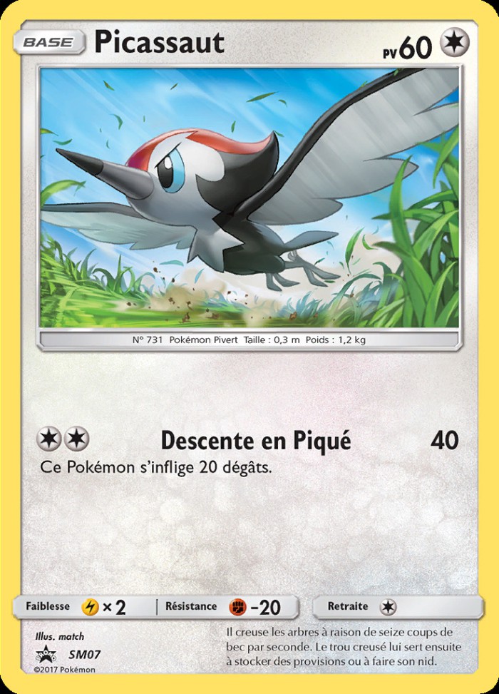 Carte Pokémon: Picassaut