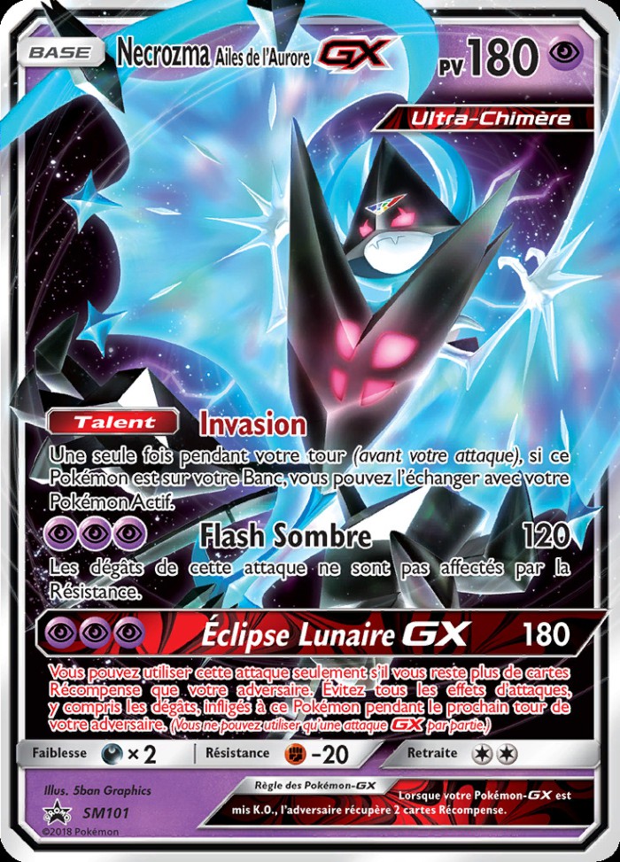 Carte Pokémon: Necrozma Ailes de l'Aurore GX