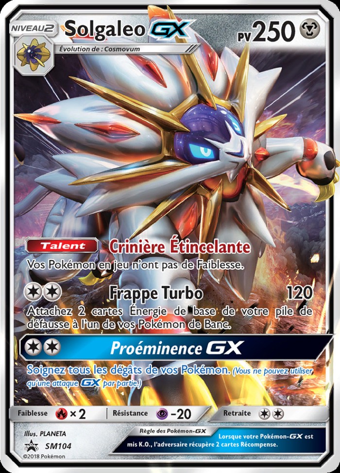 Carte Pokémon: Solgaleo GX