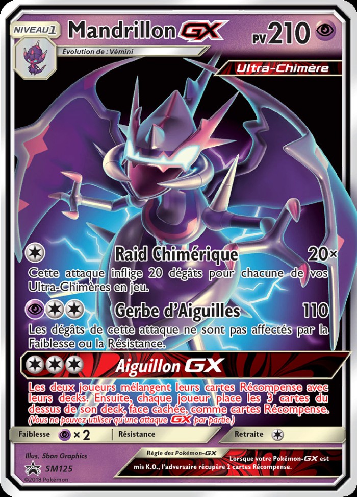 Carte Pokémon: Mandrillon GX