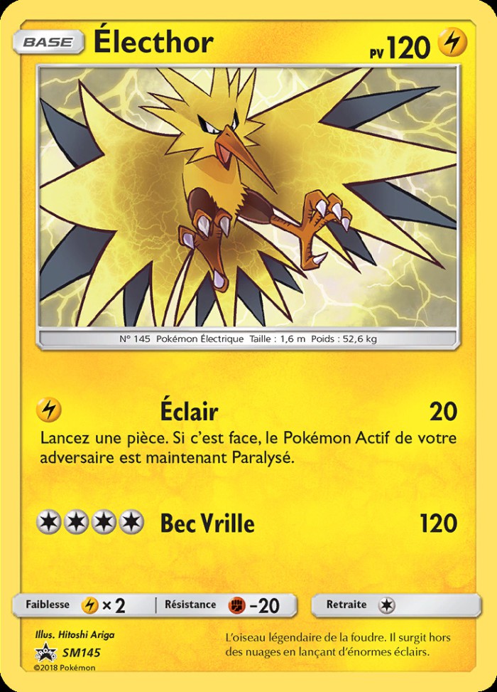 Carte Pokémon: Électhor