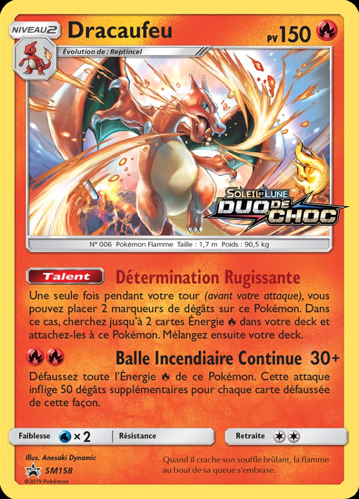 Carte Pokémon: Dracaufeu