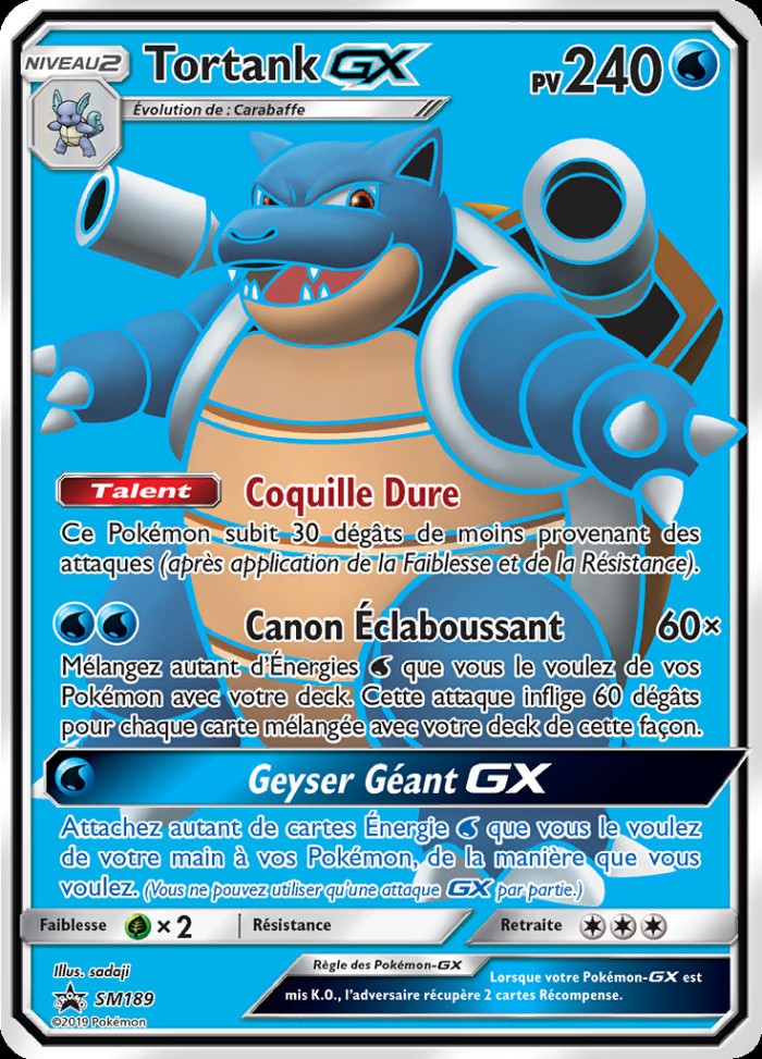 Carte Pokémon: Tortank GX