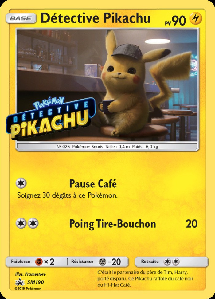 Carte Pokémon: Détective Pikachu