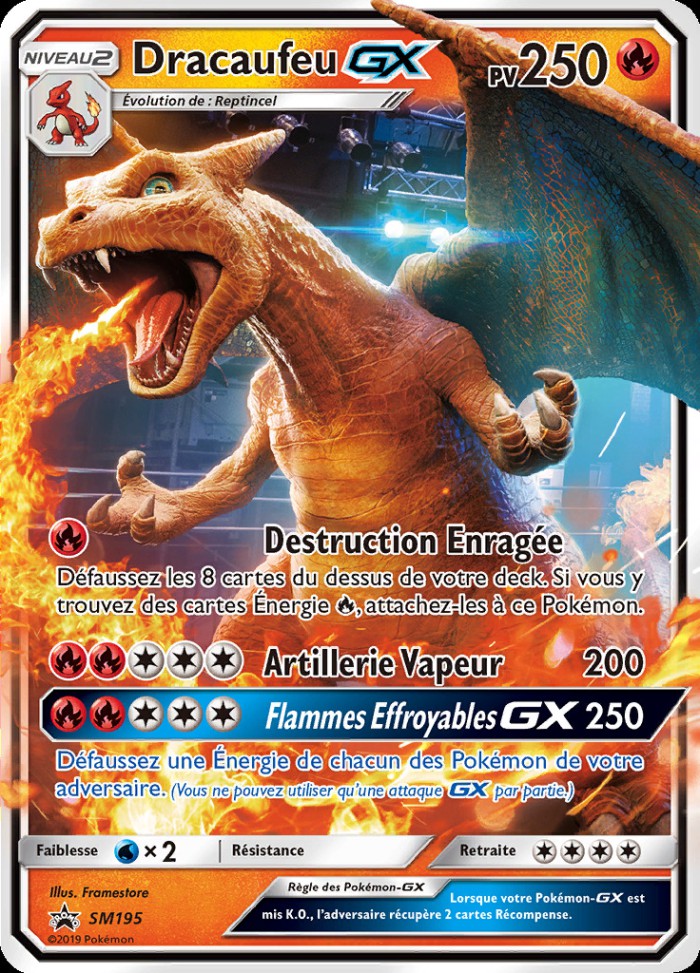 Carte Pokémon: Dracaufeu GX