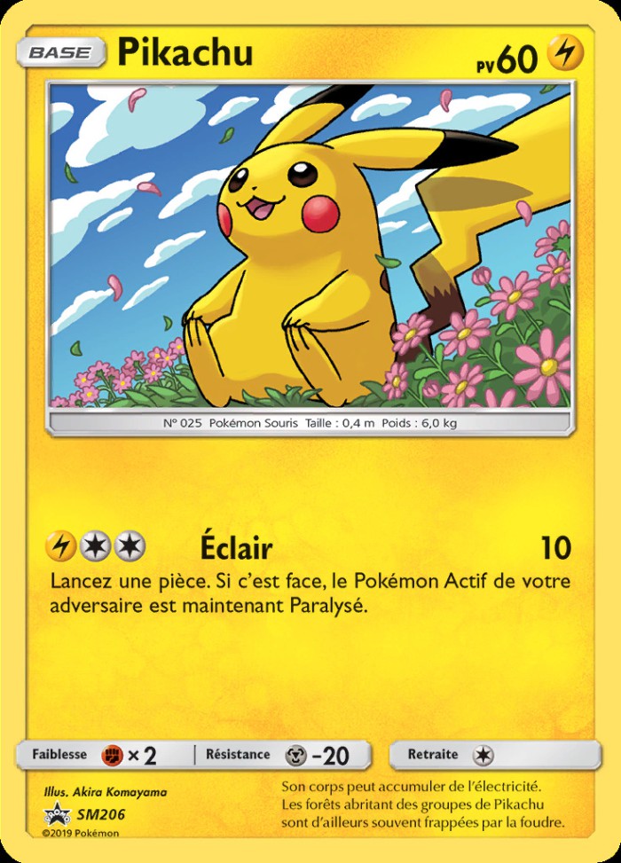 Carte Pokémon: Pikachu