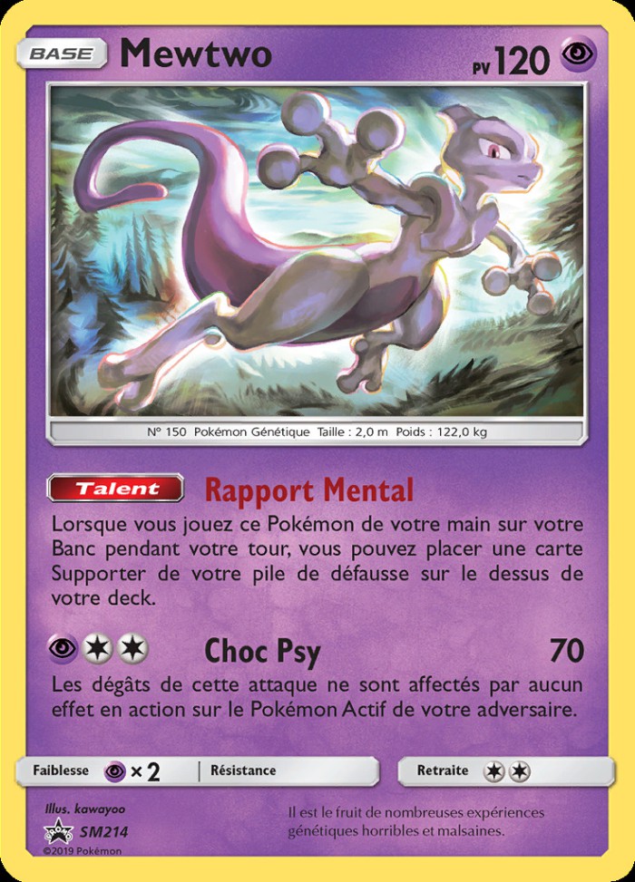 Carte Pokémon: Mewtwo