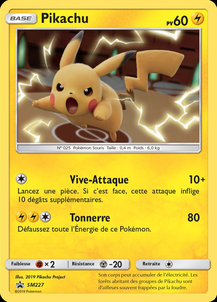 Carte Pokémon: Pikachu