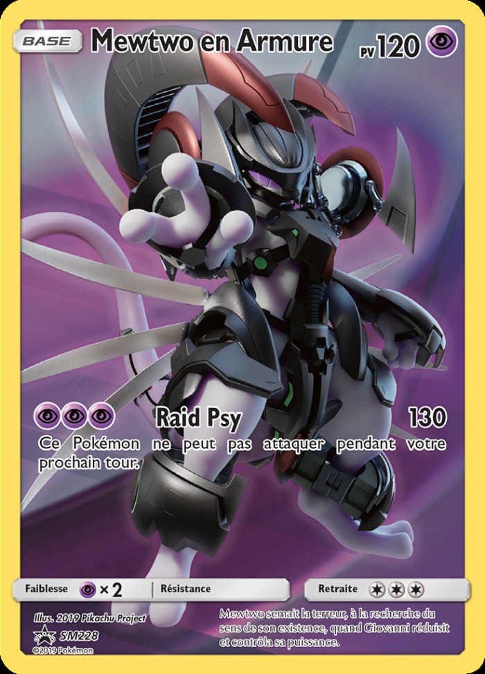 Carte Pokémon: Mewtwo en Armure