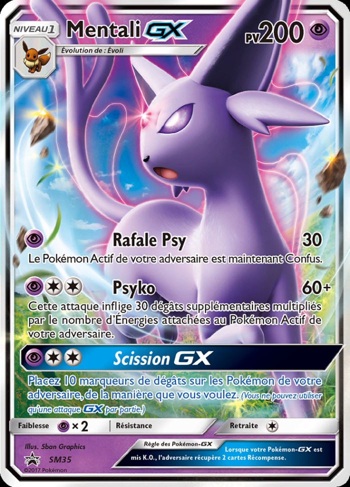 Carte Pokémon: Mentali GX