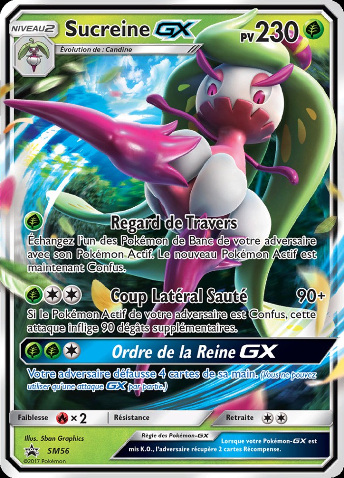 Carte Pokémon: Sucreine GX