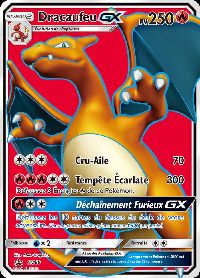 Carte Pokémon: Dracaufeu GX