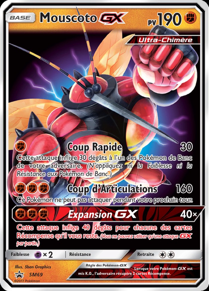 Carte Pokémon: Mouscoto GX