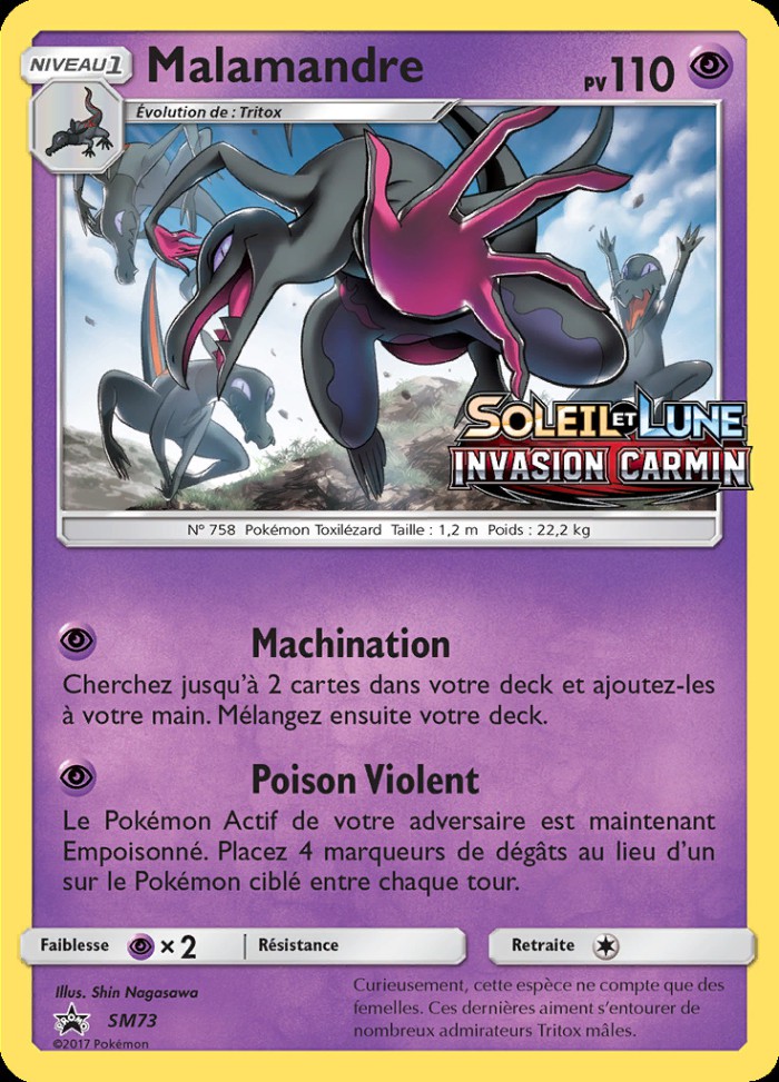 Carte Pokémon: Malamandre