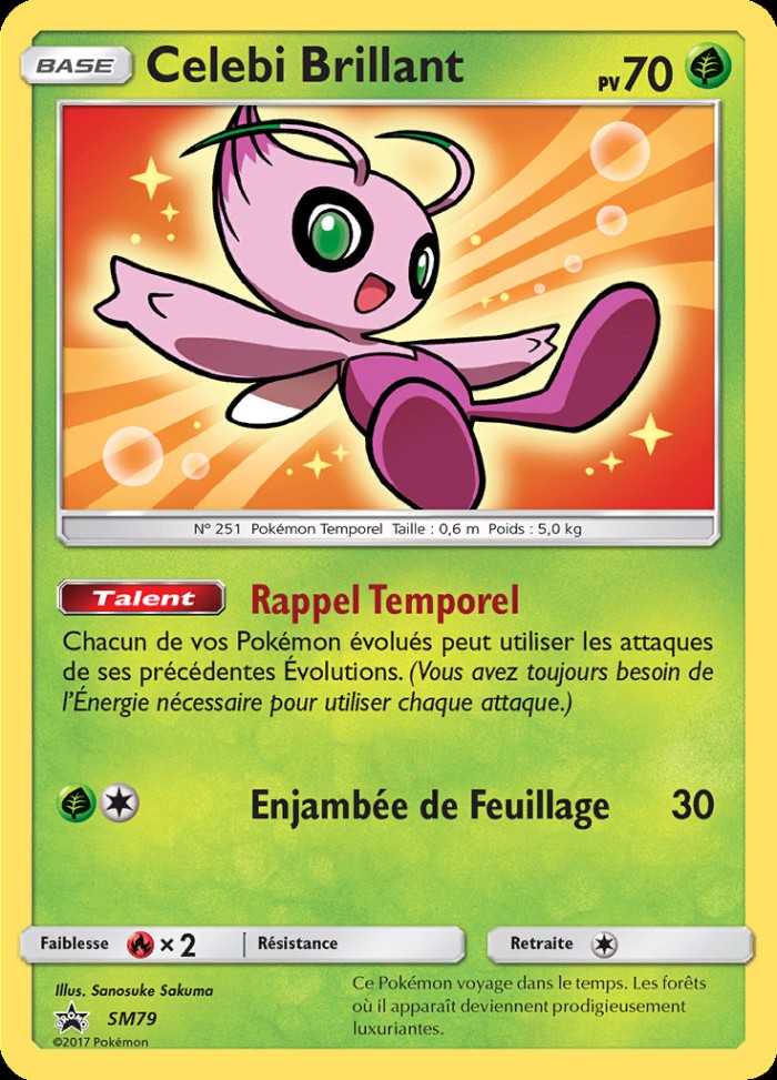 Carte Pokémon: Celebi Brillant