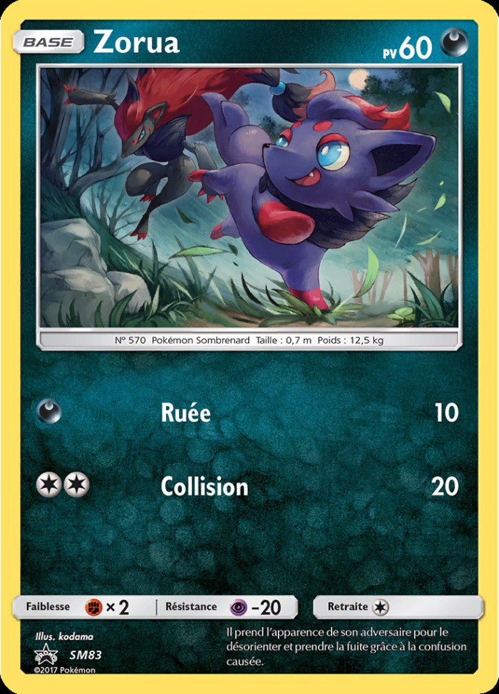 Carte Pokémon: Zorua