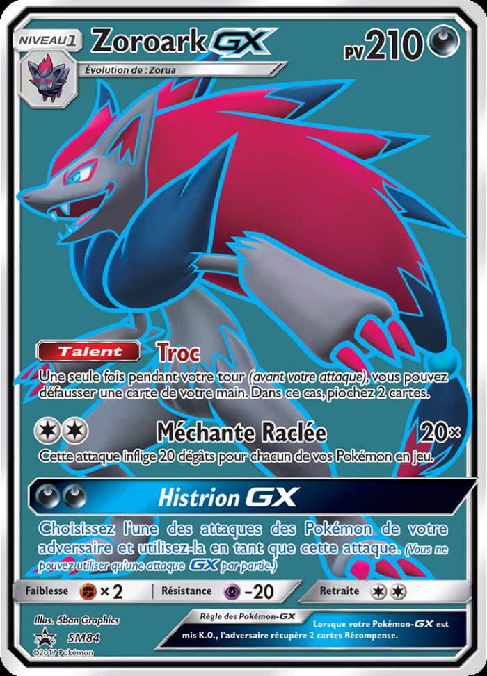 Carte Pokémon: Zoroark GX