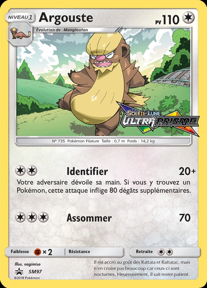 Carte Pokémon: Argouste