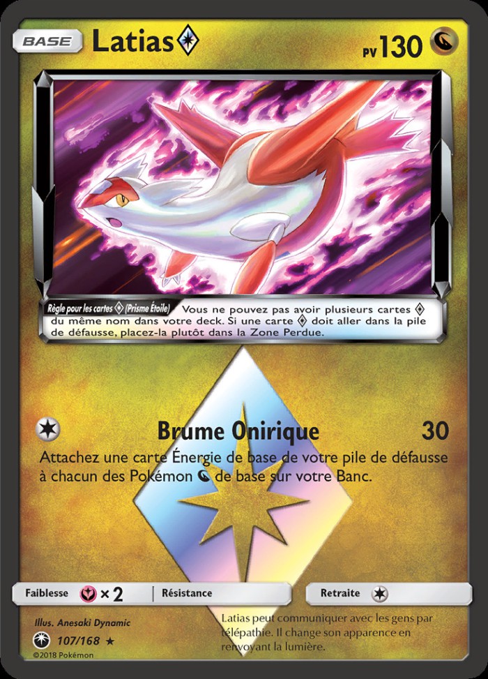 Carte Pokémon: Latias Prisme Étoile