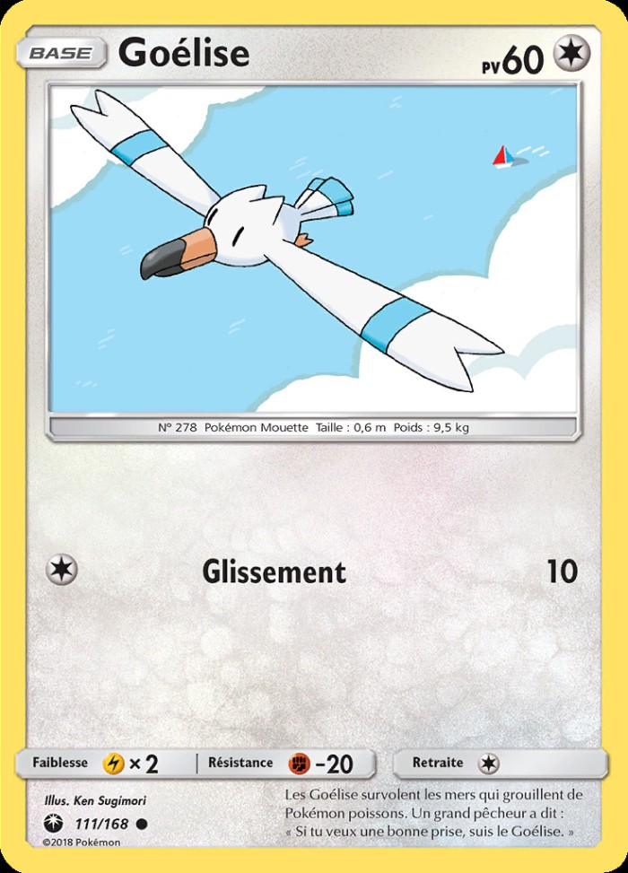 Carte Pokémon: Goélise