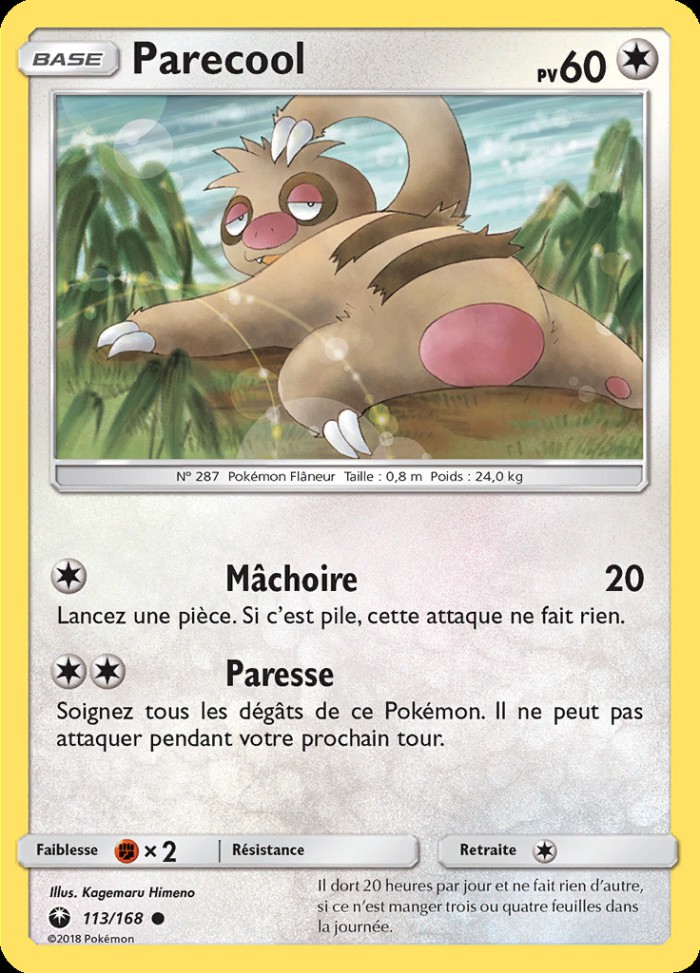 Carte Pokémon: Parecool