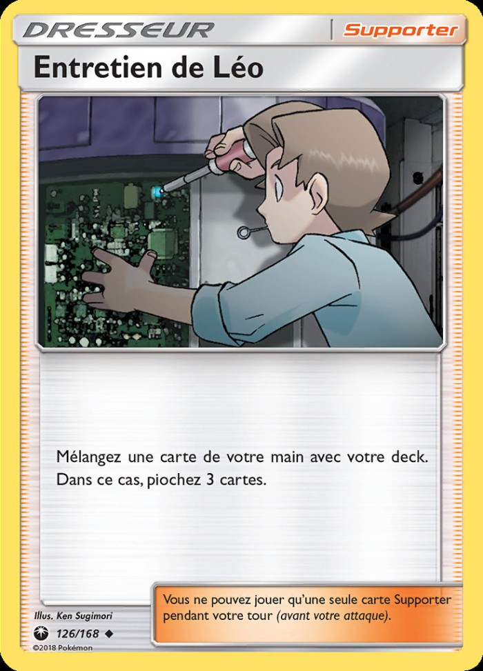 Carte Pokémon: Entretien de Léo