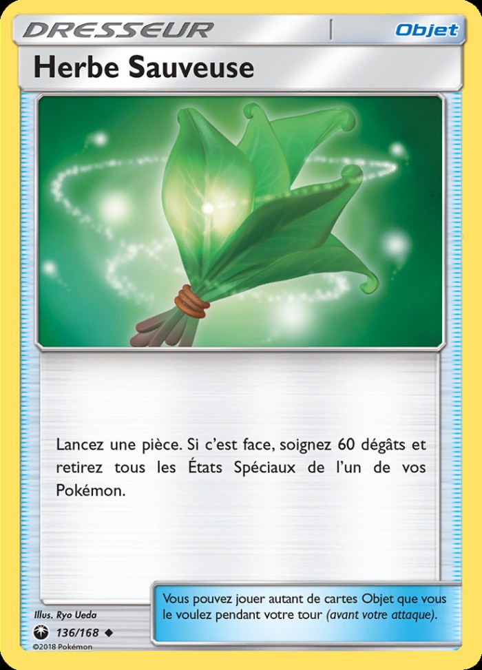 Carte Pokémon: Herbe Sauveuse