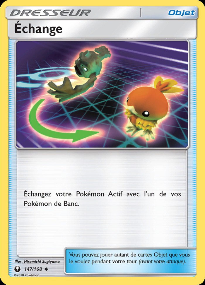 Carte Pokémon: Échange