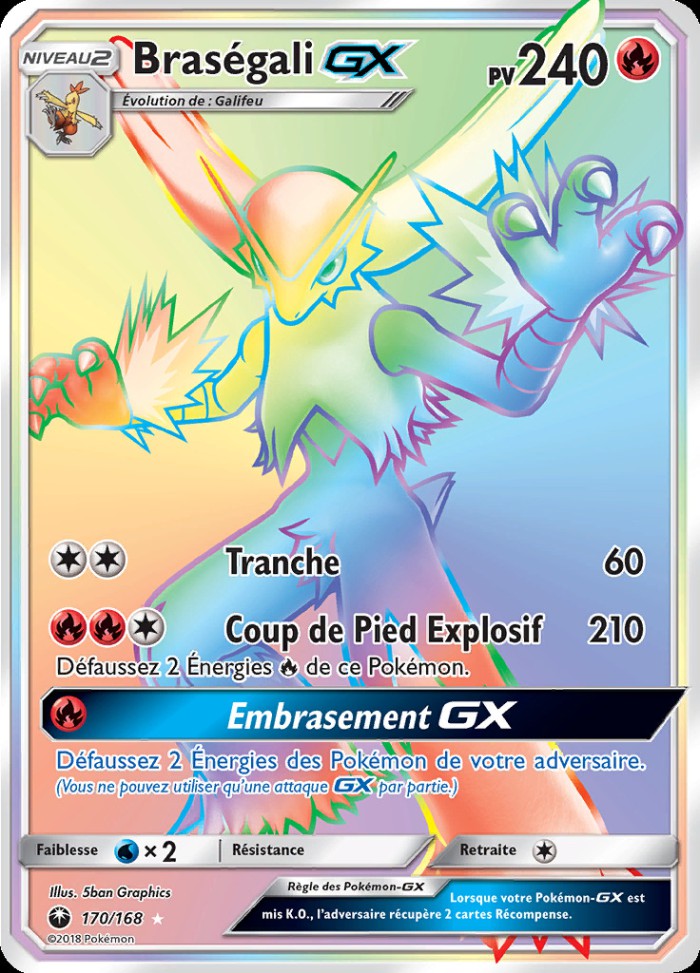 Carte Pokémon: Braségali GX