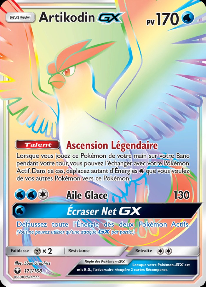 Carte Pokémon: Artikodin GX