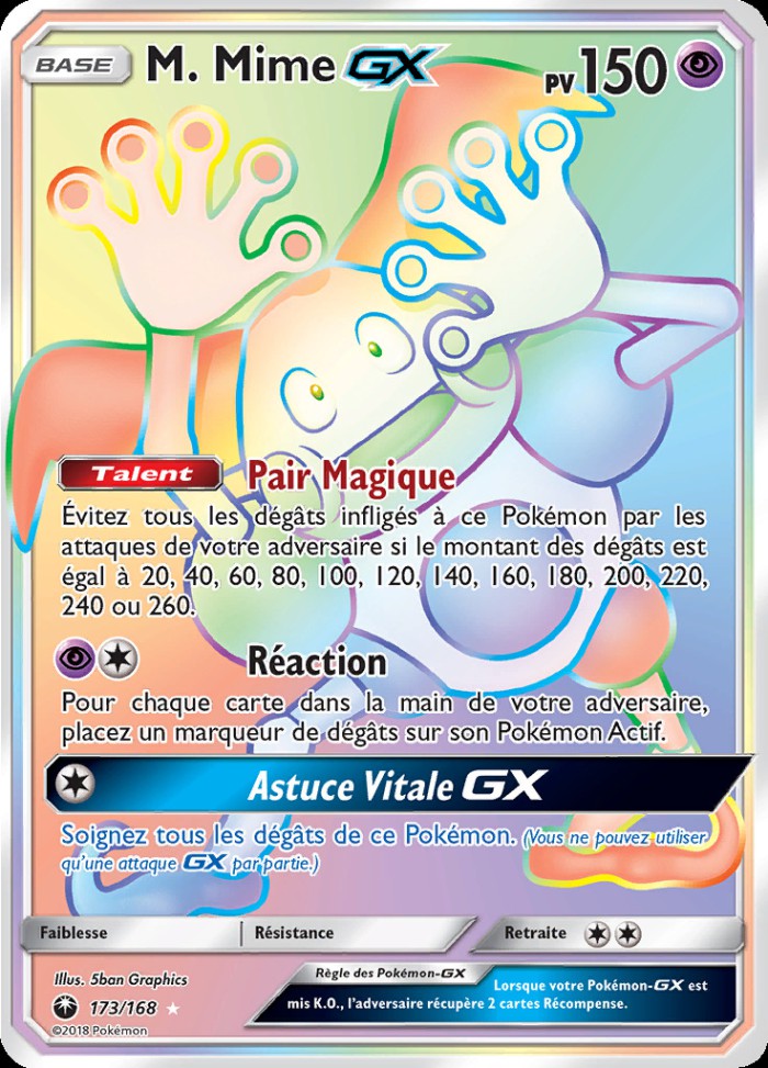 Carte Pokémon: M. Mime GX