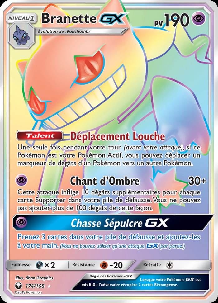 Carte Pokémon: Branette GX