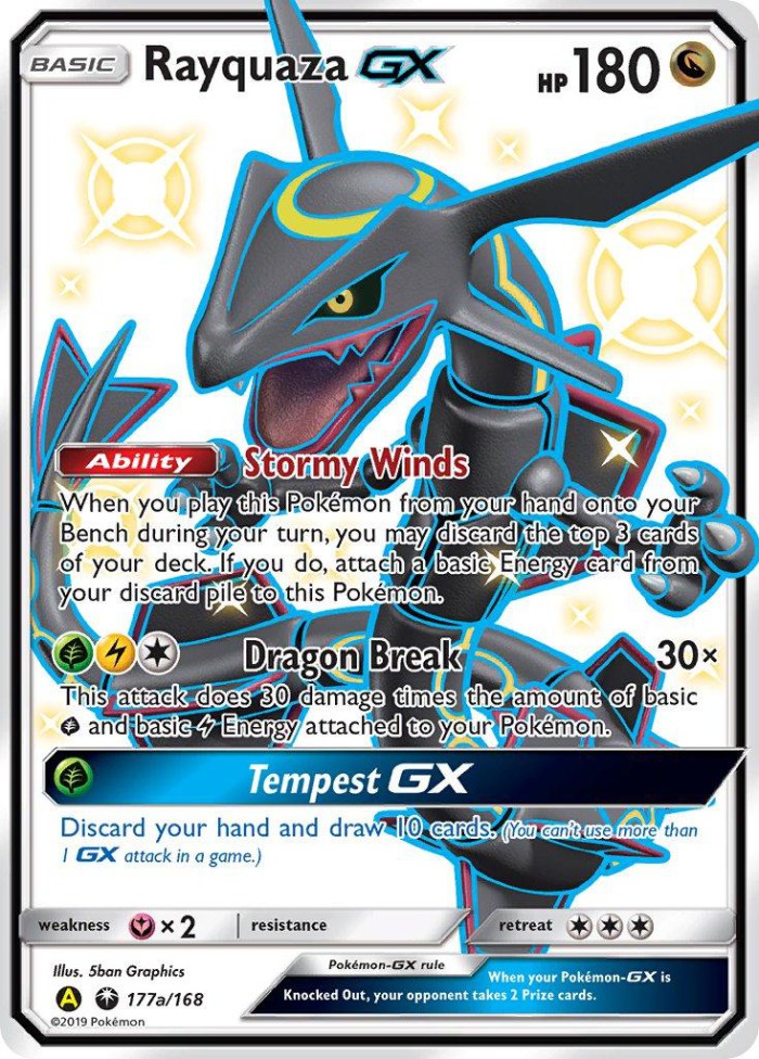 Carte Pokémon: Rayquaza GX