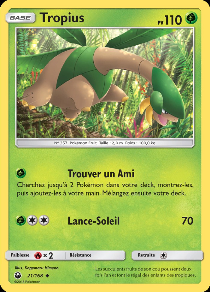 Carte Pokémon: Tropius