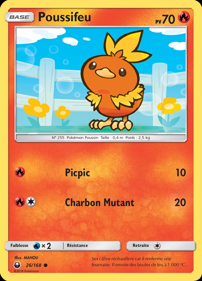 Carte Pokémon: Poussifeu