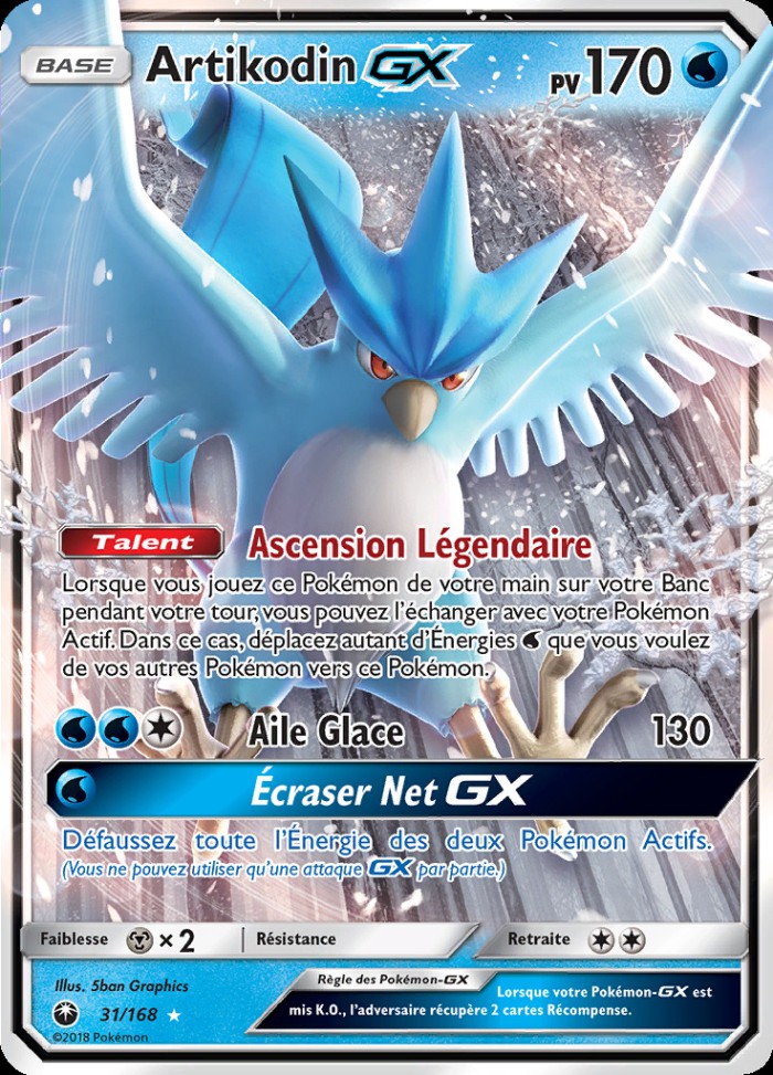 Carte Pokémon: Artikodin GX