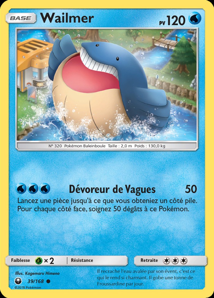 Carte Pokémon: Wailmer