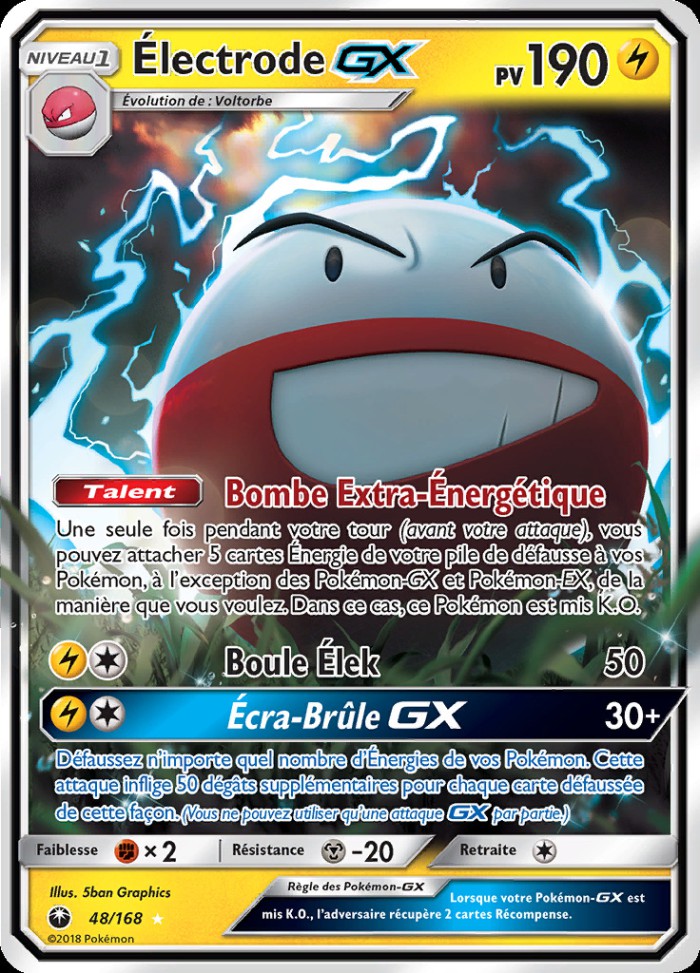 Carte Pokémon: Électrode GX