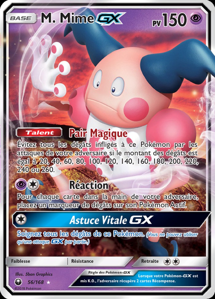 Carte Pokémon: M. Mime GX