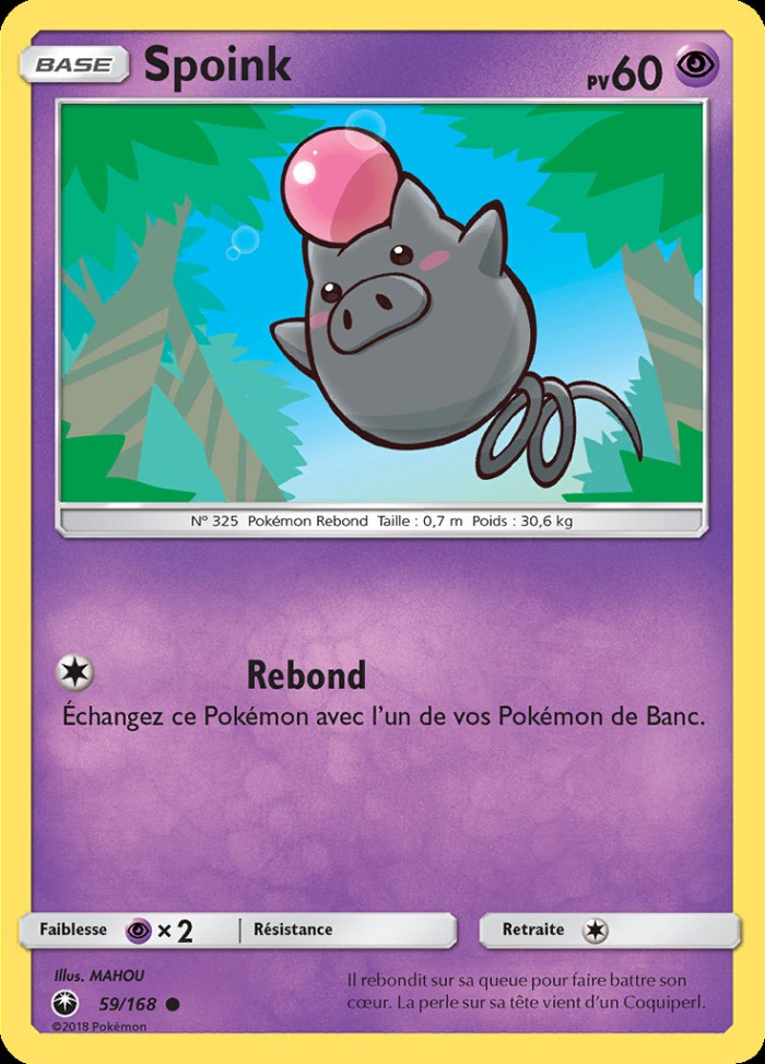 Carte Pokémon: Spoink