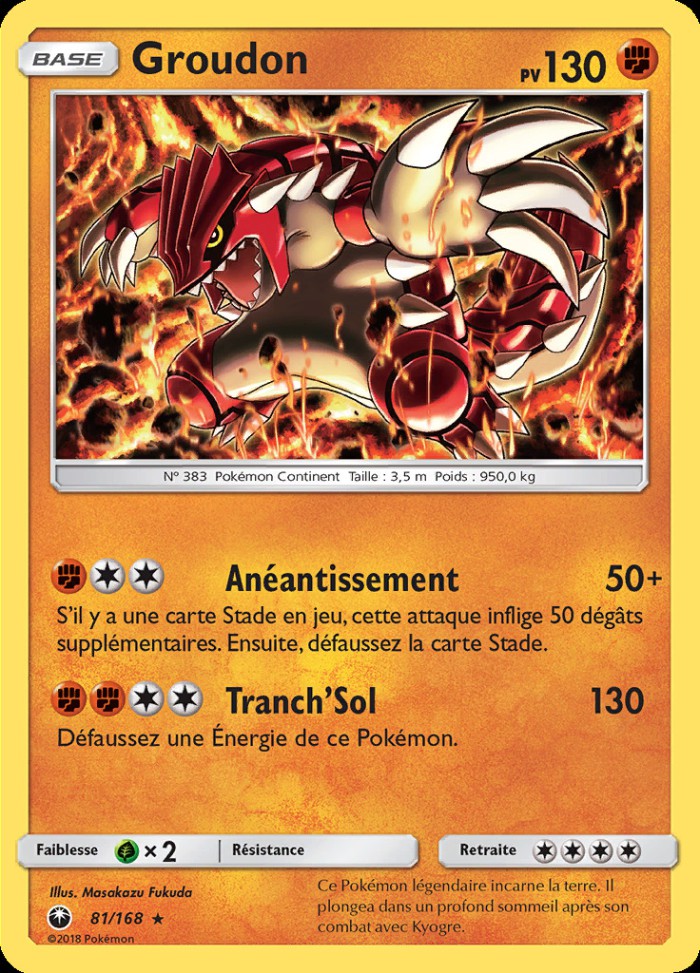 Carte Pokémon: Groudon