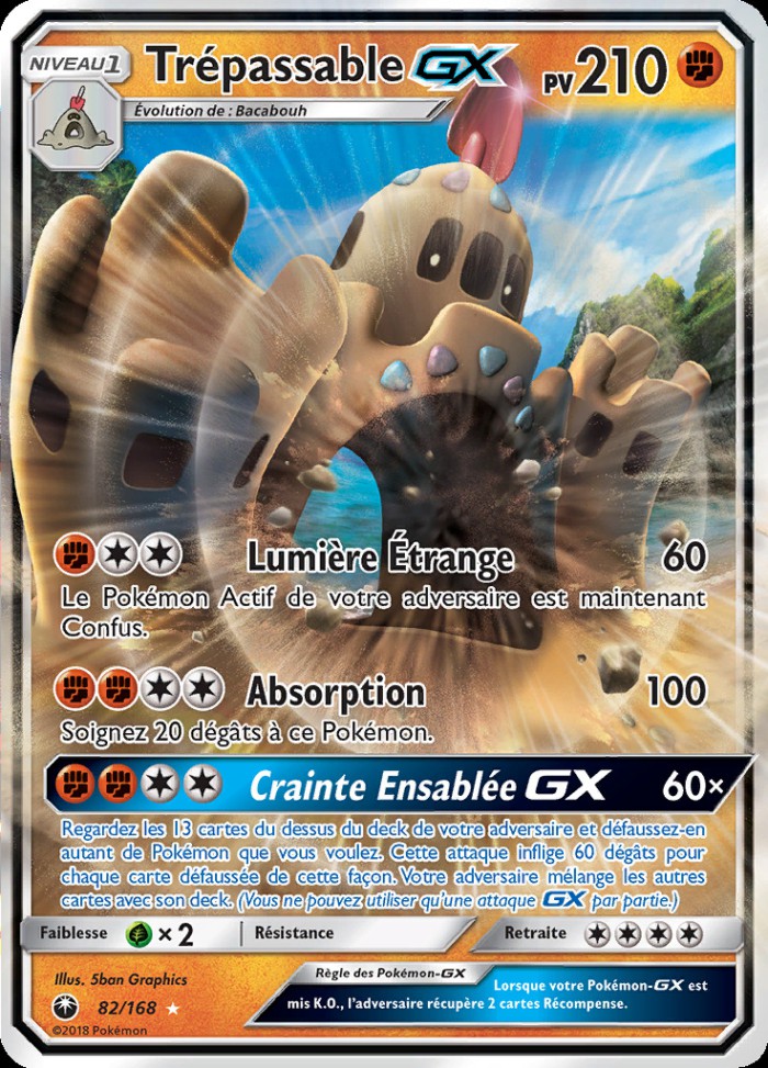 Carte Pokémon: Trépassable GX