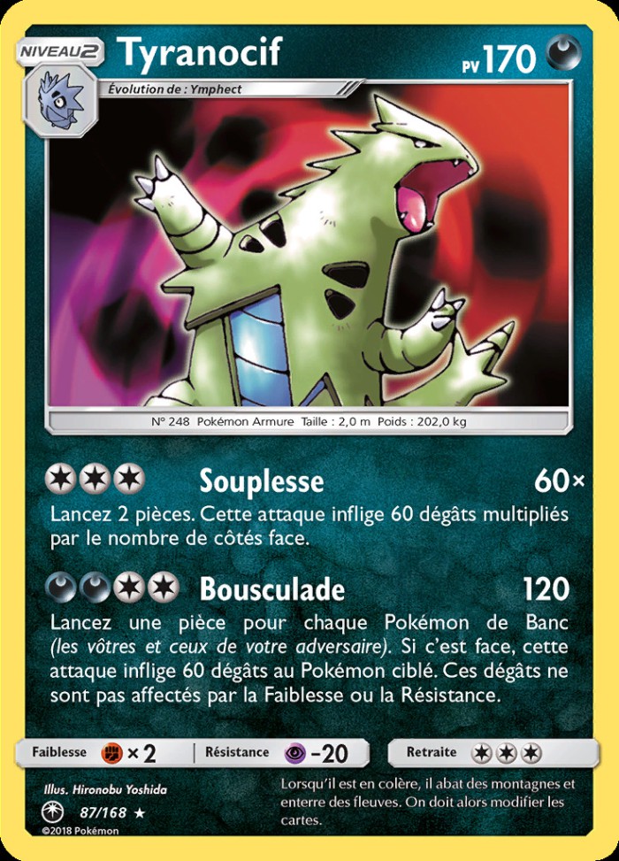 Carte Pokémon: Tyranocif