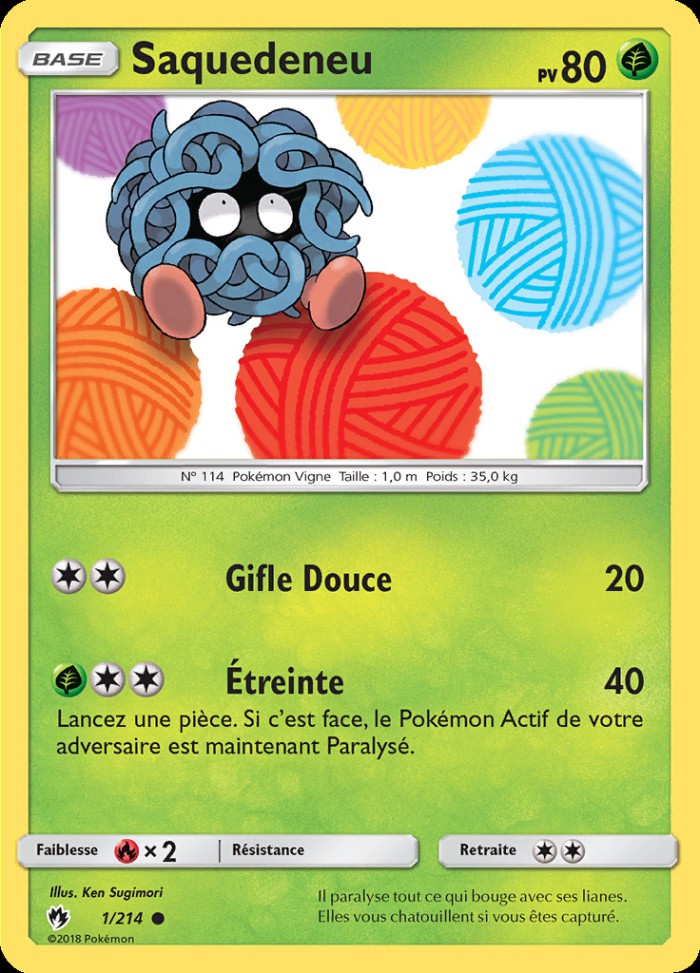 Carte Pokémon: Saquedeneu